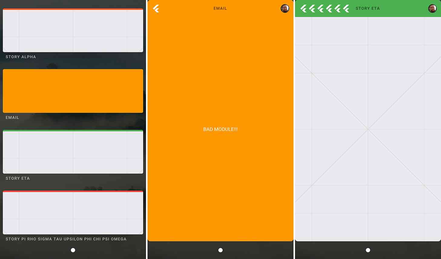 Google Fuchsia OS apps screenshots