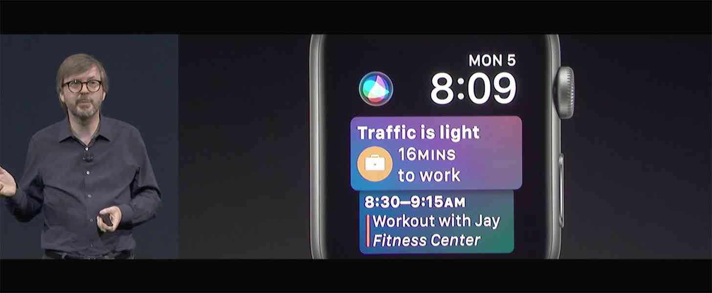 Apple watchOS 4 Siri face