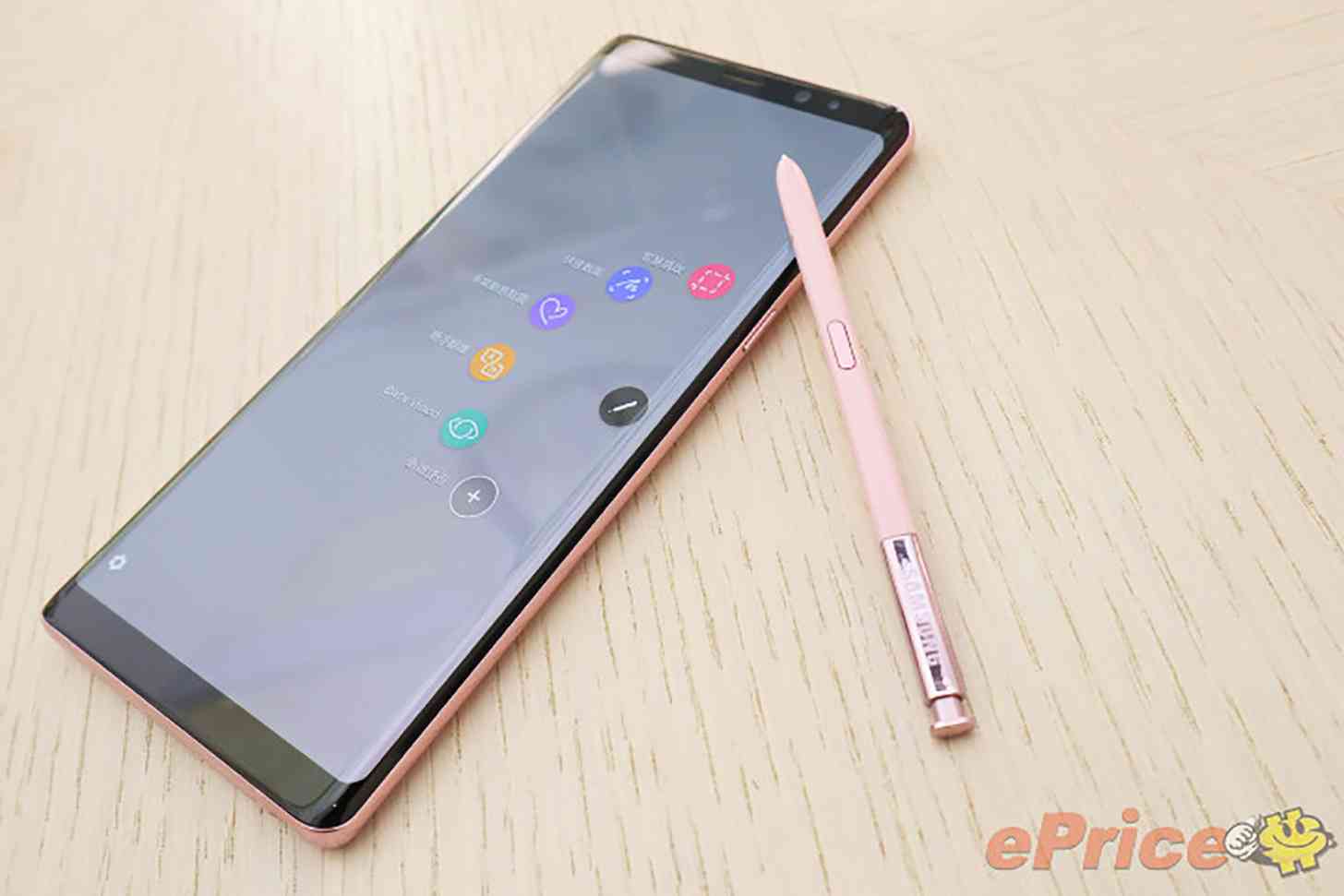 Samsung Galaxy Note 8 Star Pink hands-on S Pen