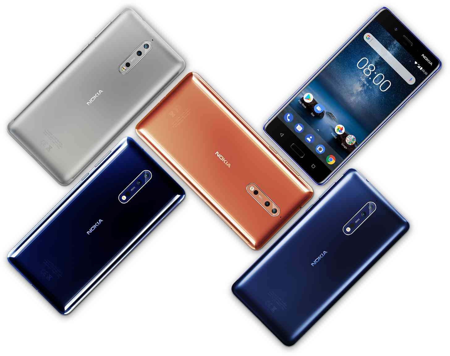 Nokia 8 official colors