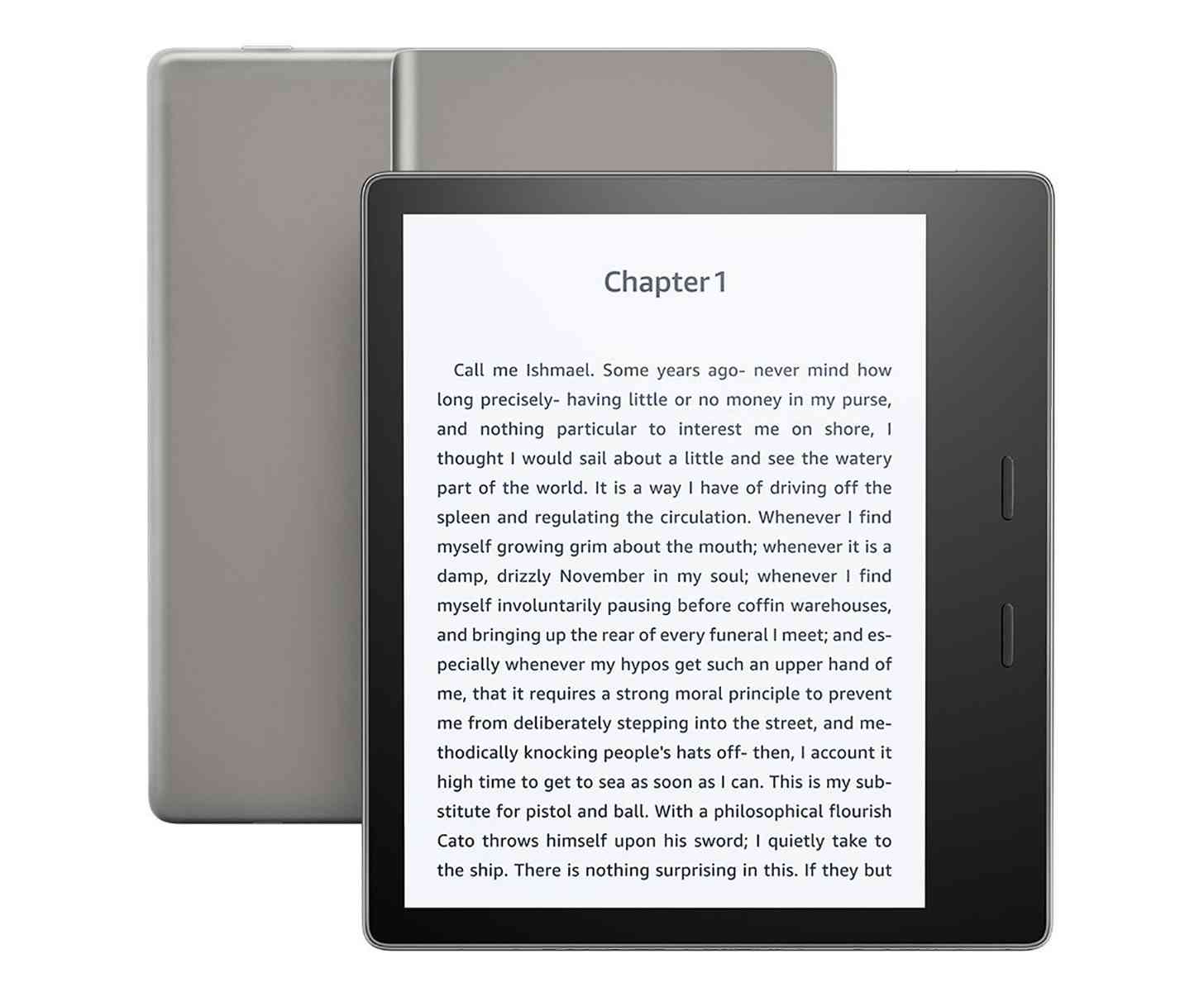 New Amazon Kindle Oasis waterproof aluminum back