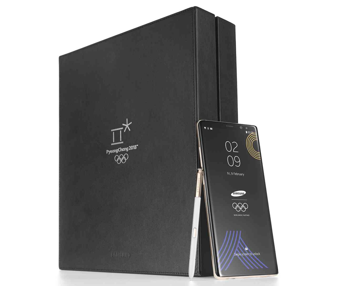 Samsung Galaxy Note 8 2018 Winter Olympics packaging
