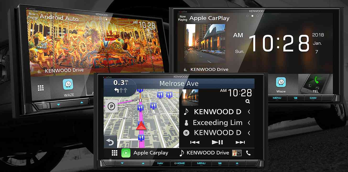 Kenwood wireless Android Auto head units