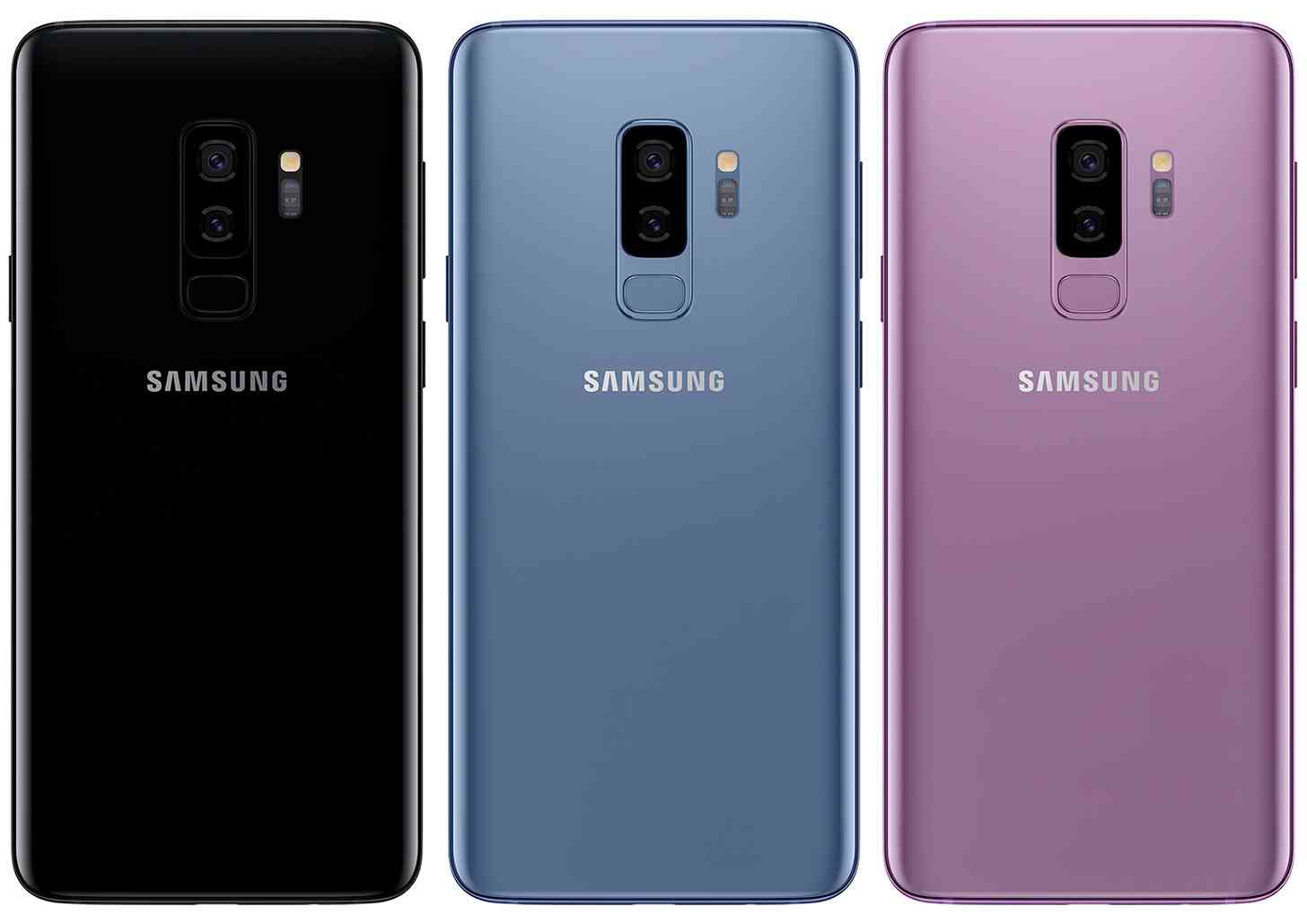 Samsung Galaxy S9+ colors official