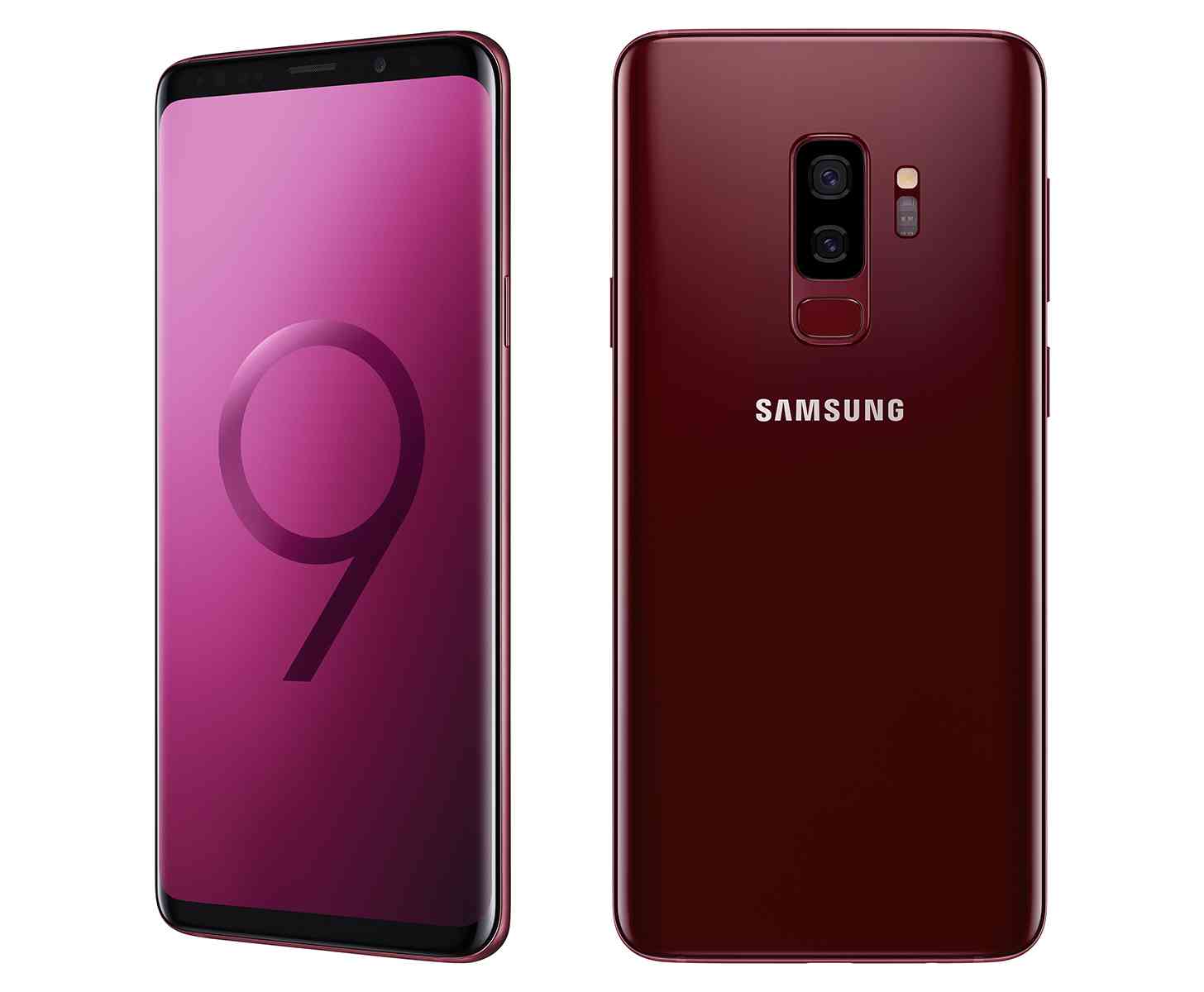 Samsung Galaxy S9 Plus Burgundy Red official images