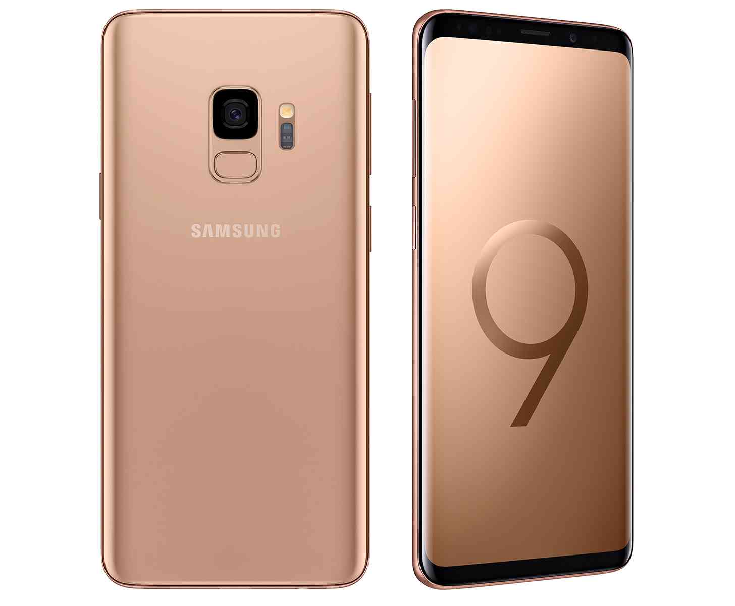 Samsung Galaxy S9 Sunrise Gold official images