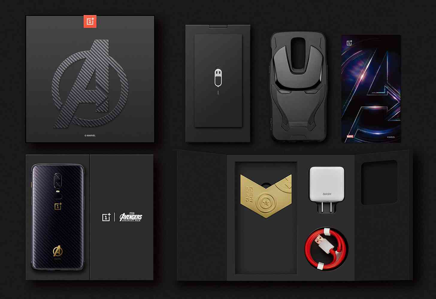 OnePlus 6 Avengers edition official image packaging