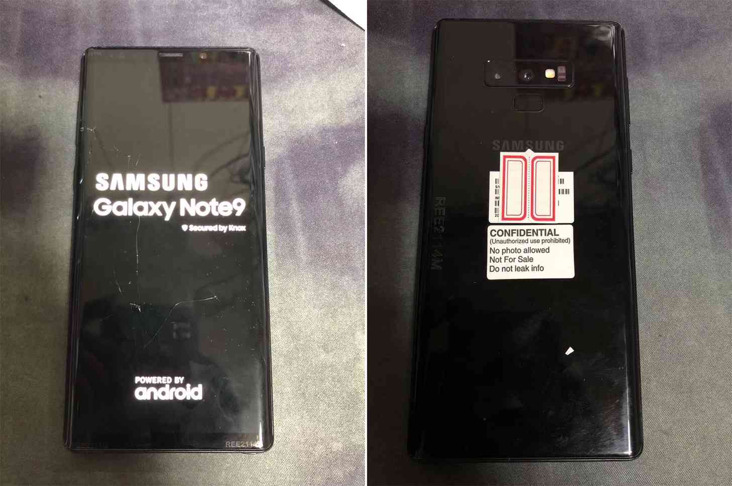 Samsung Galaxy Note 9 photos leak