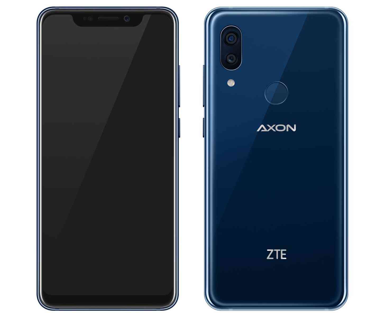 ZTE Axon 9 Pro front back