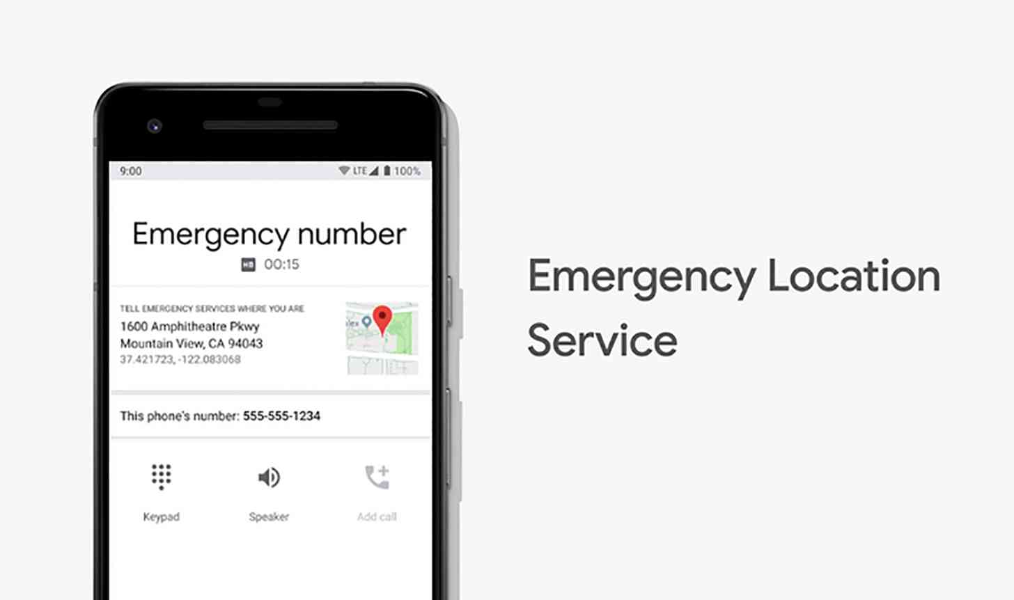 Google Emergency Location Service Android