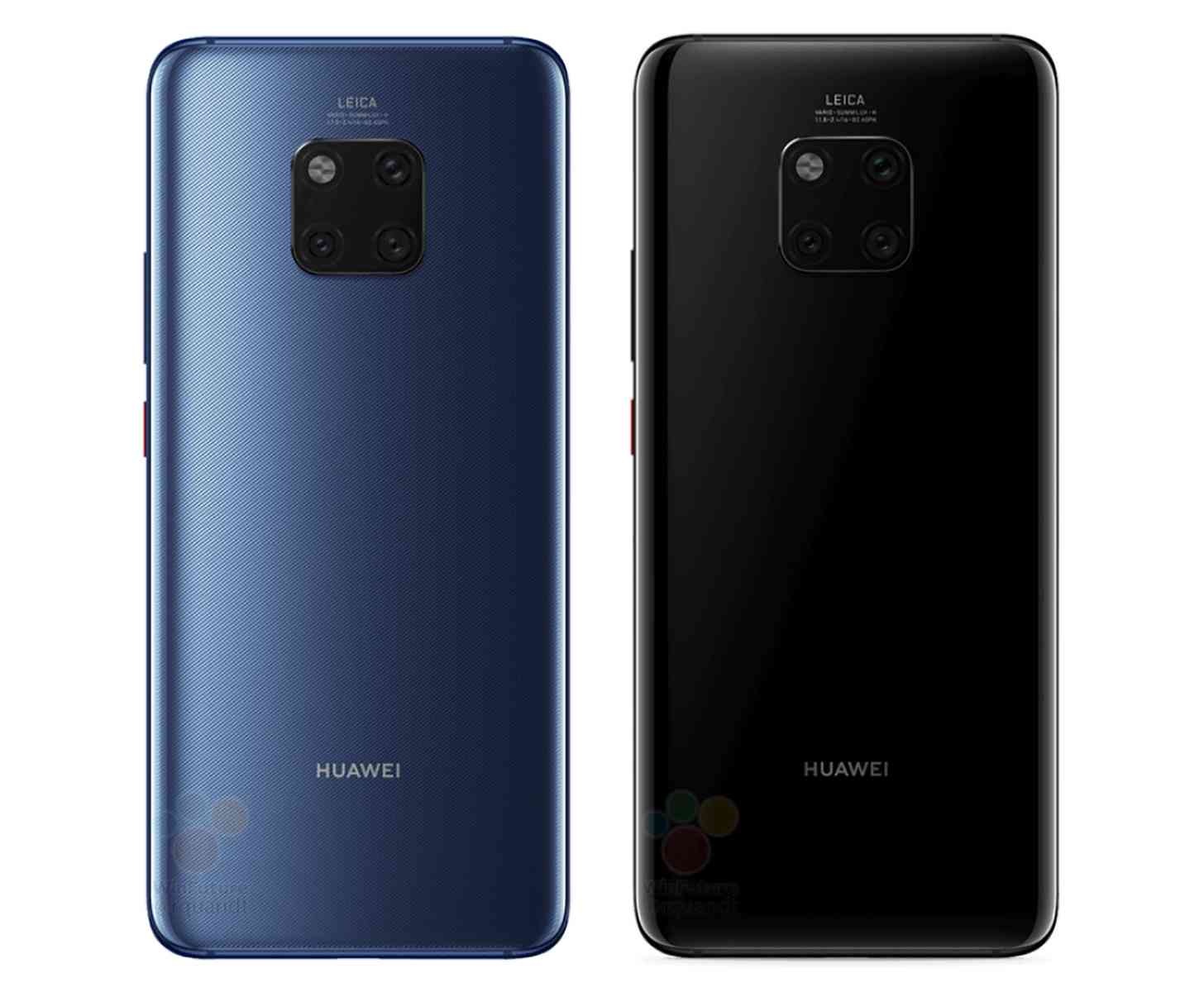 Huawei Mate 20 Pro colors leak
