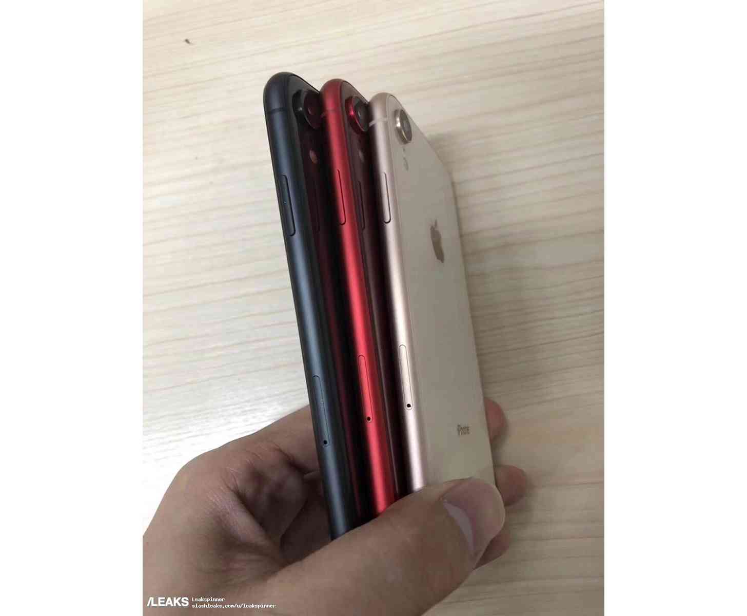 iPhone Xc colors leak side