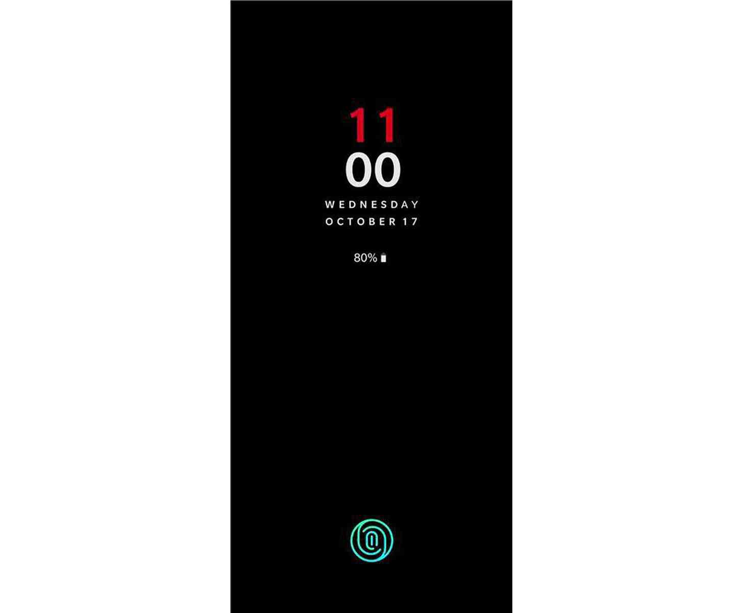 OnePlus 6T in-display fingerprint reader