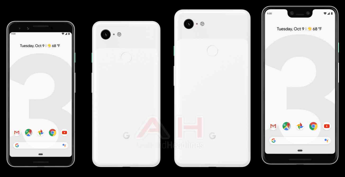Google Pixel 3, Pixel 3 XL white