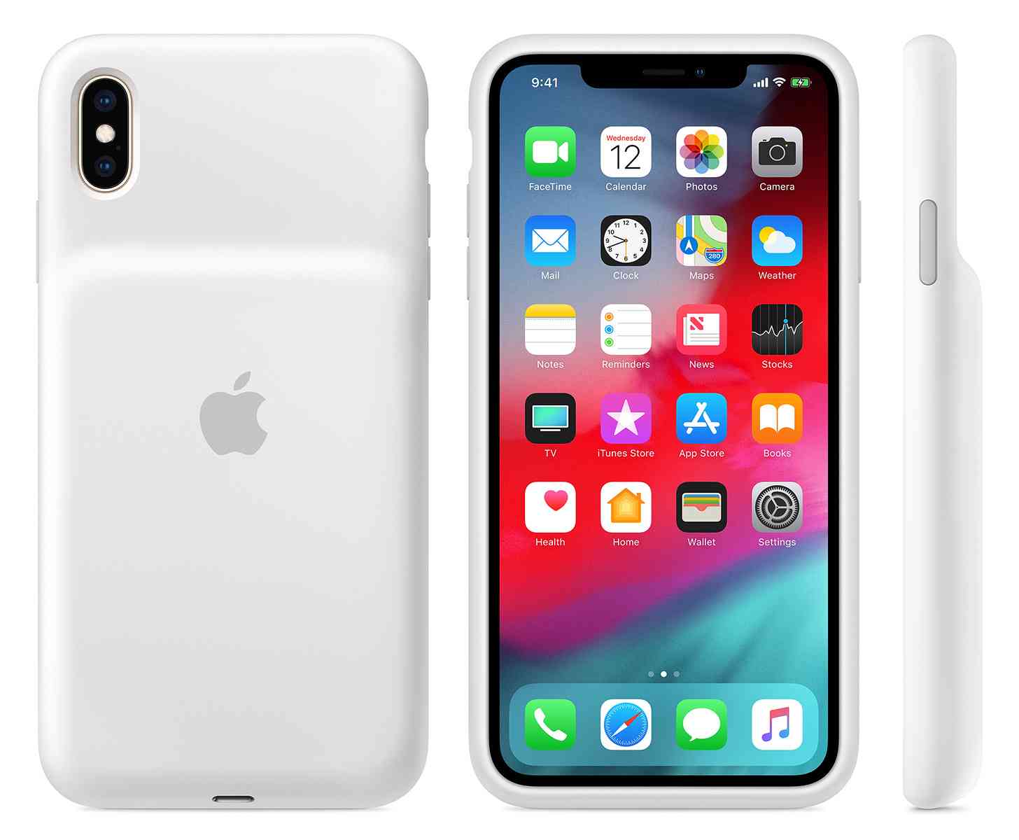 iPhone XS Smart Battery Case white