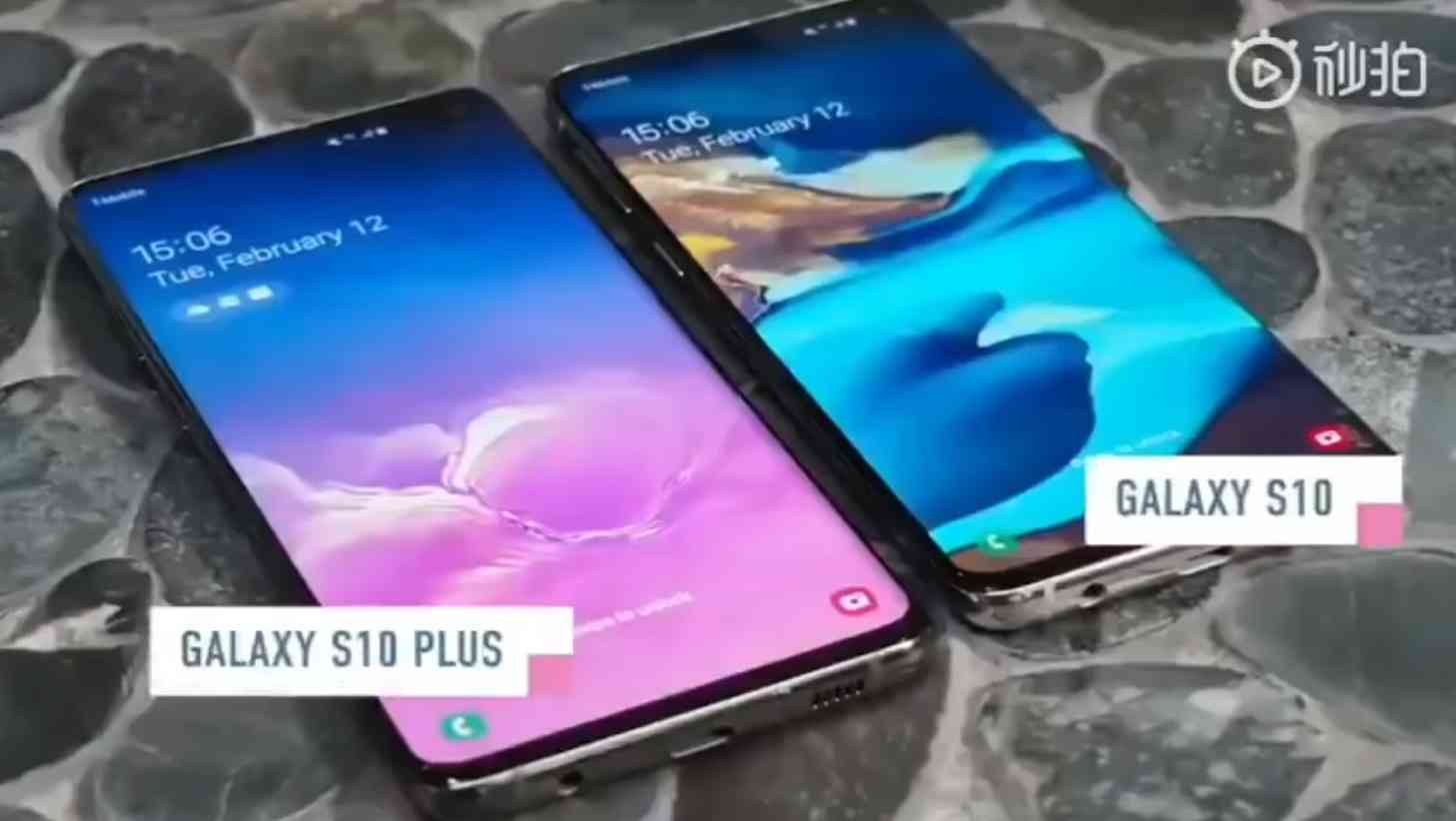 Samsung Galaxy S10, S10+ video leak