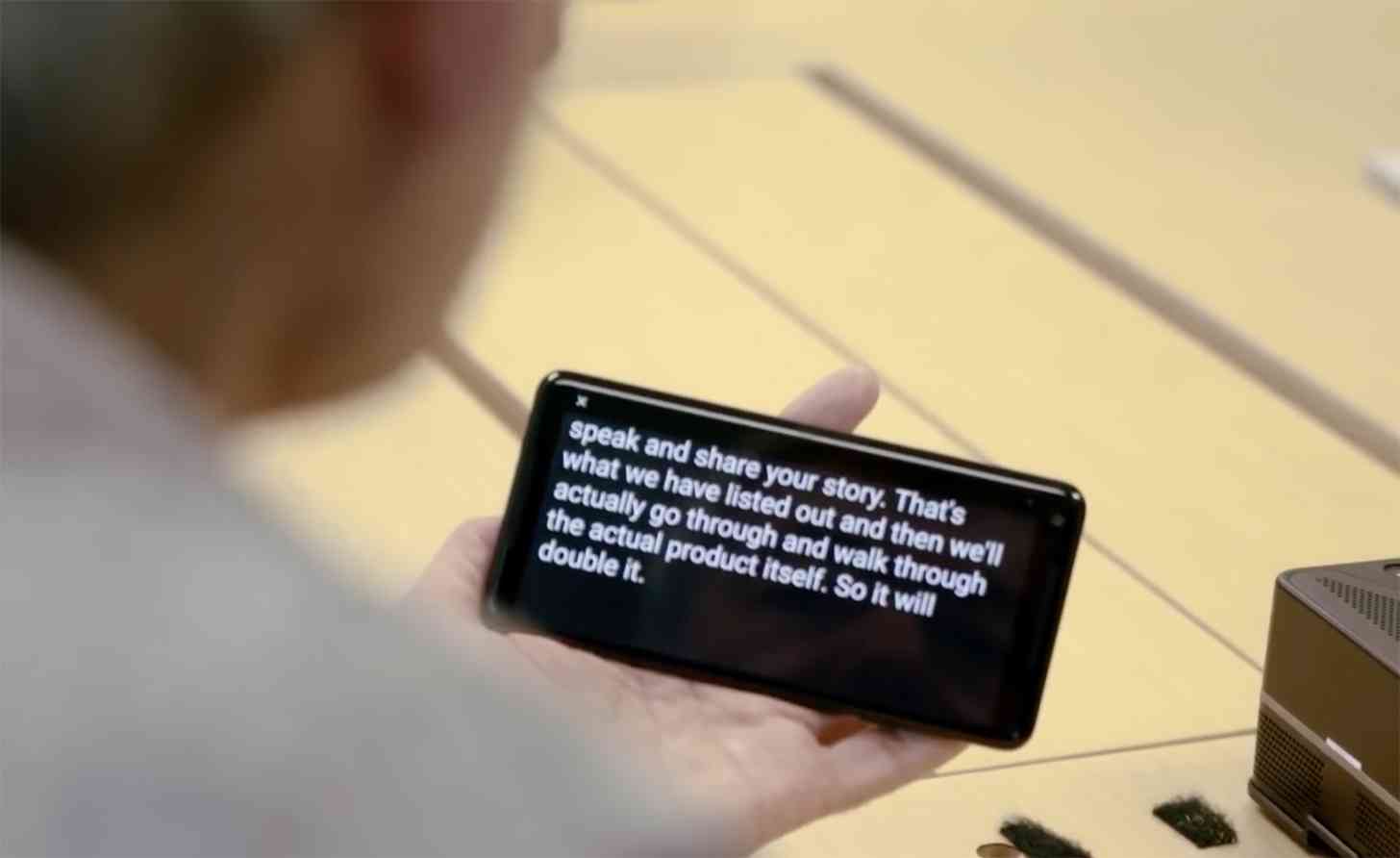 Google Live Transcribe Android app