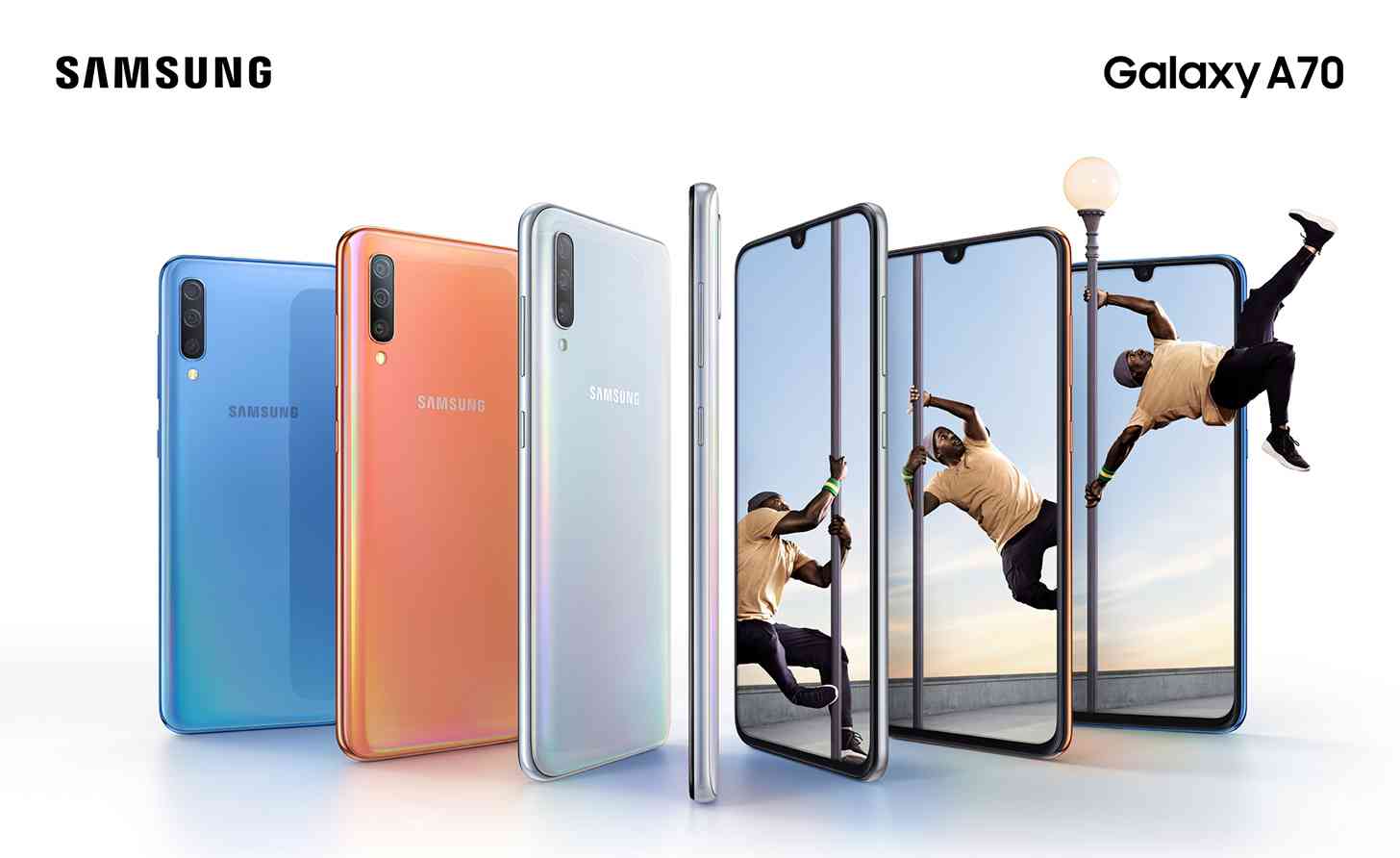 Samsung Galaxy A70 colors