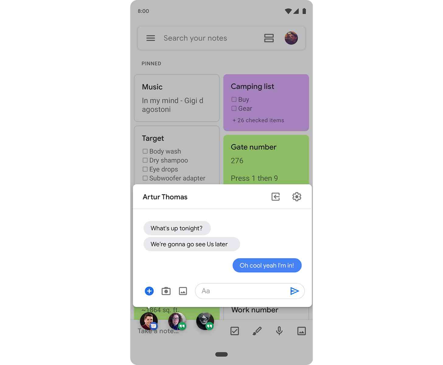 Android Q Bubbles