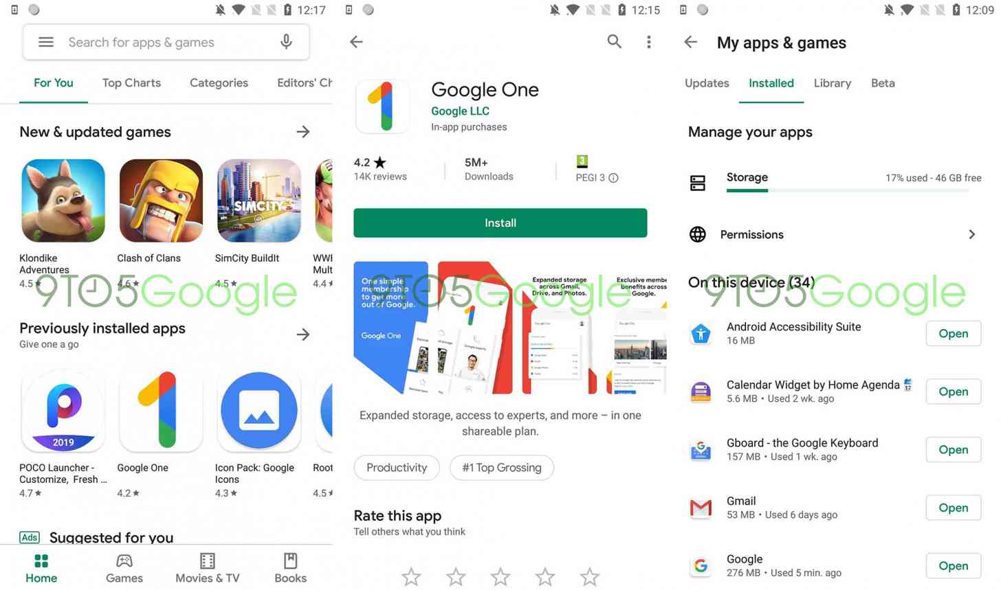 Play Store Material Design refresh