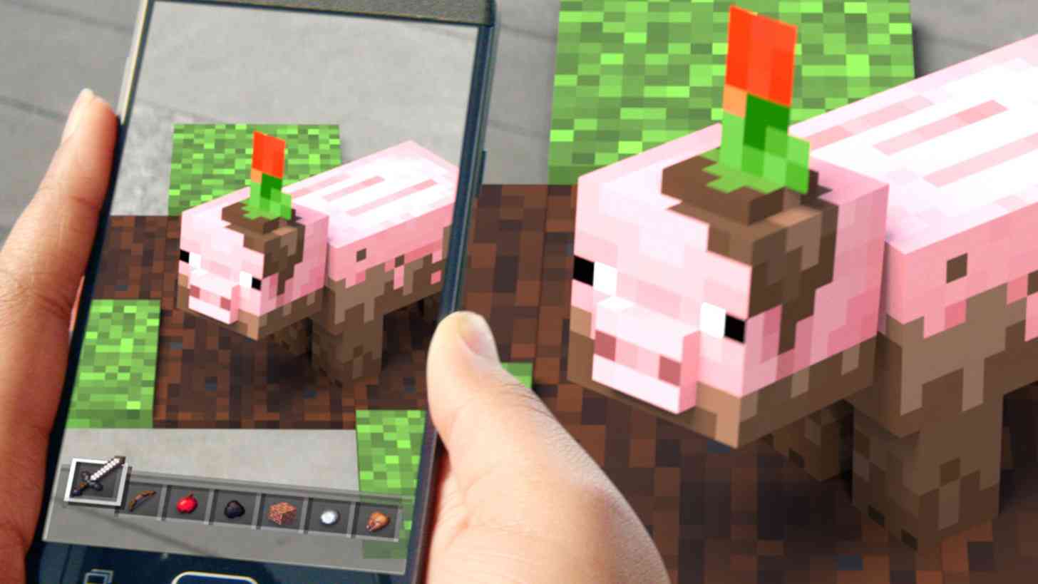 Minecraft Earth pig