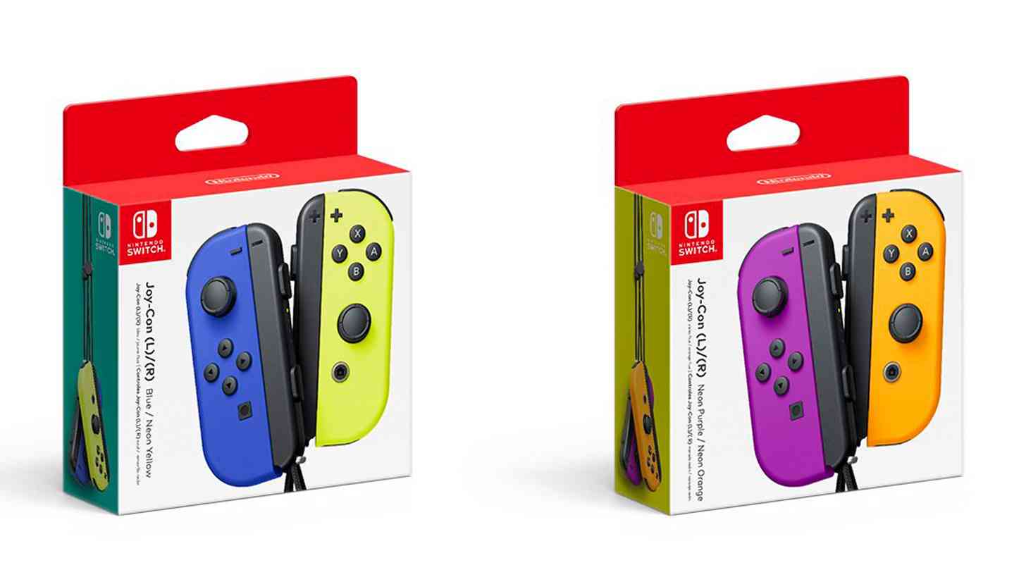 New Switch Joy-Con controller colors