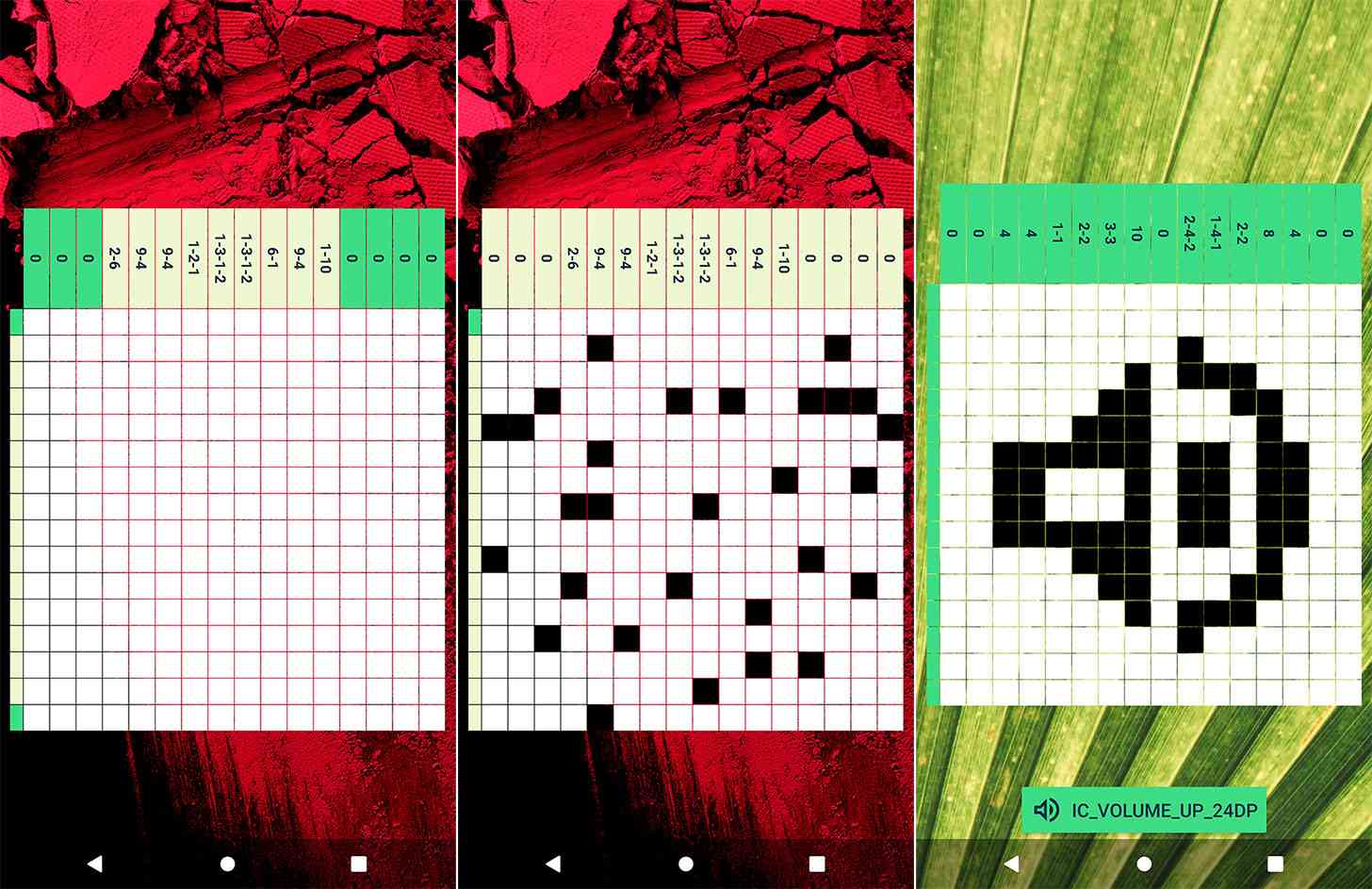 Android Q Easter egg Picross puzzle