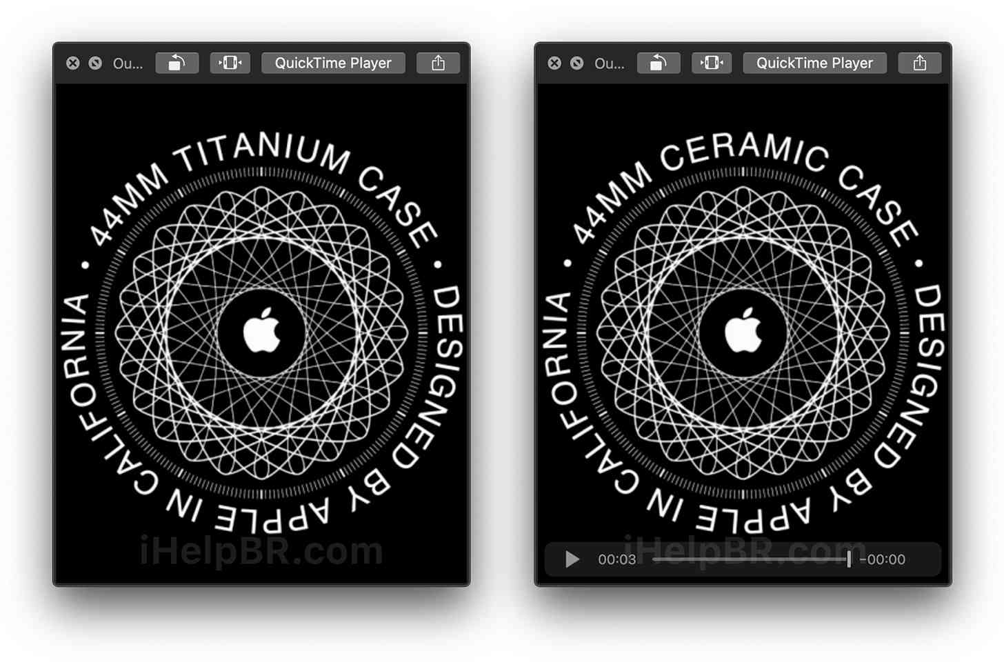 Apple Watch titanium, ceramic case leak