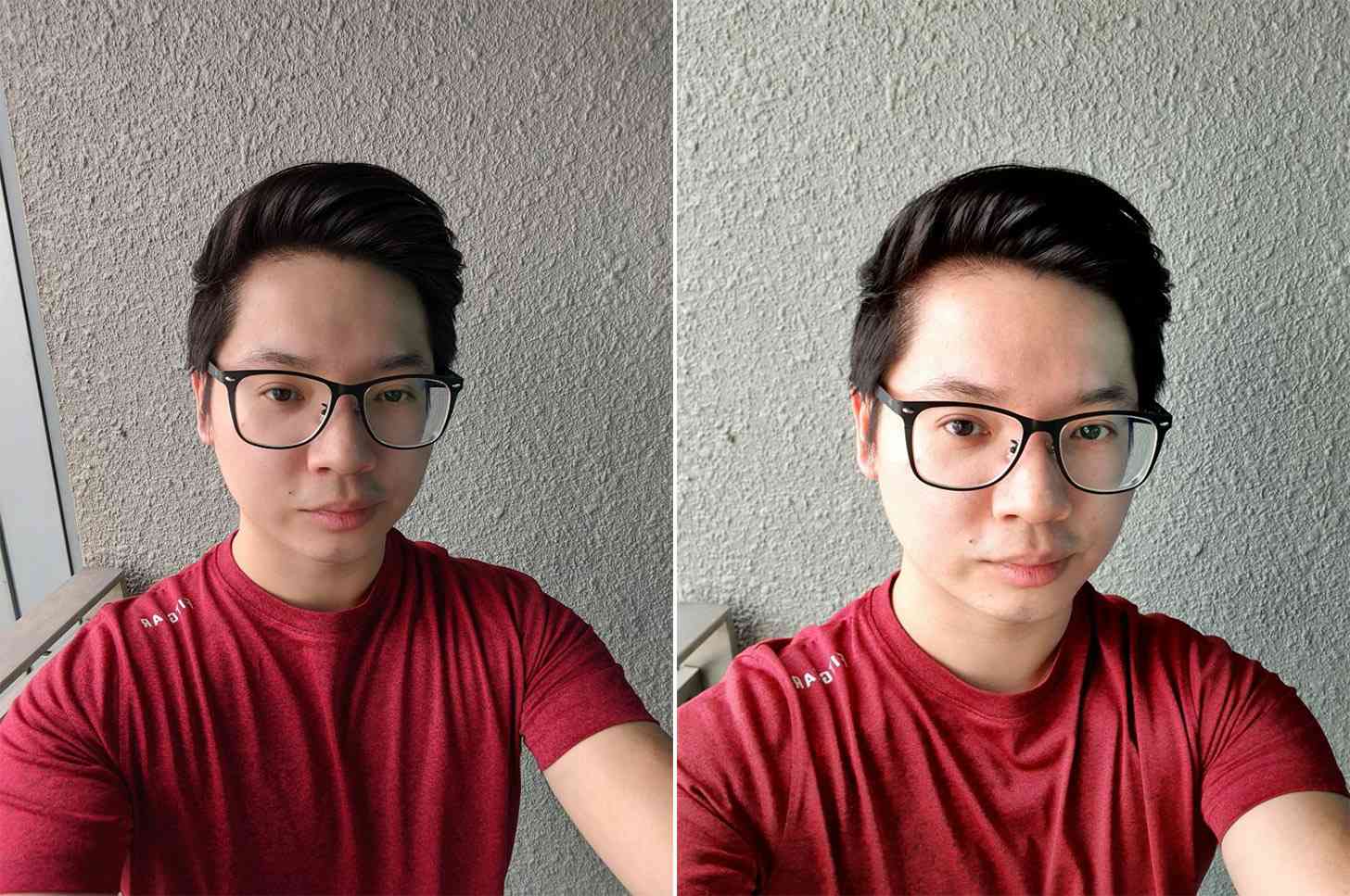 Pixel 4 XL, Galaxy S10+ selfie comparison