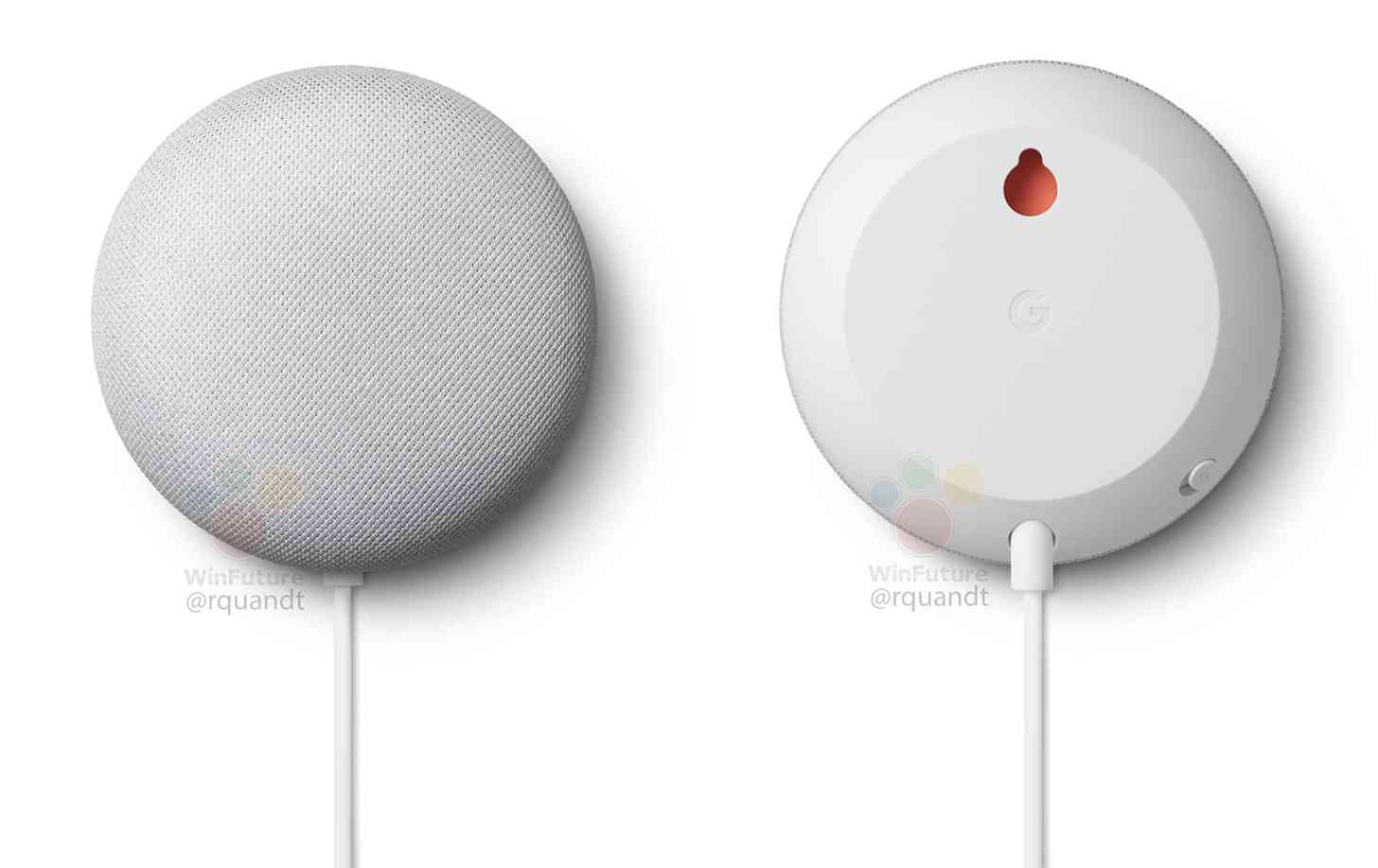 Google Nest Mini white leak