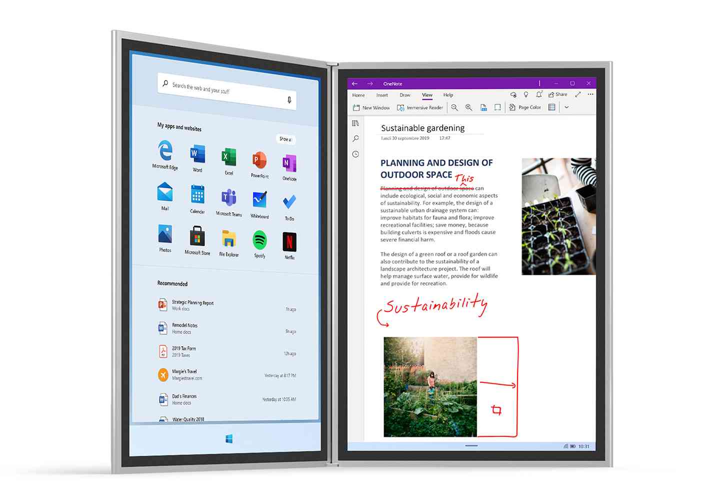 Surface Neo dual-screen Windows 10X