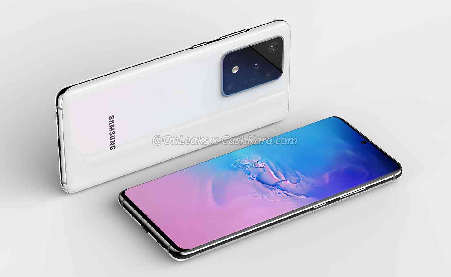Samsung Galaxy S11+ renders side