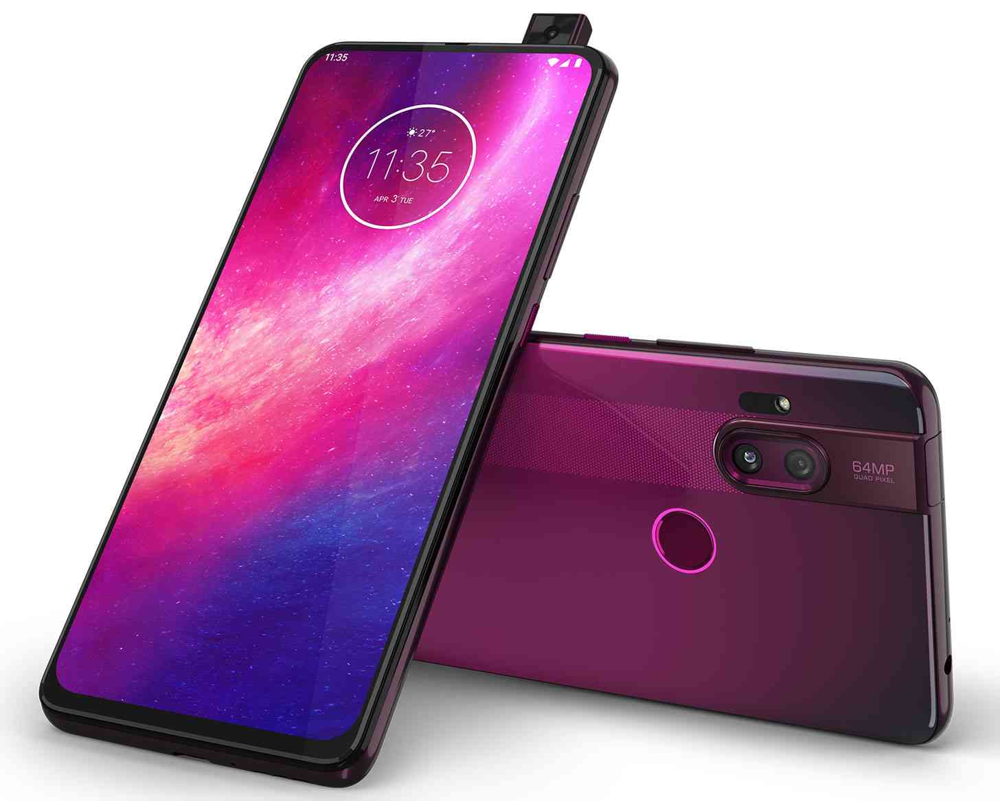 Motorola One Hyper purple