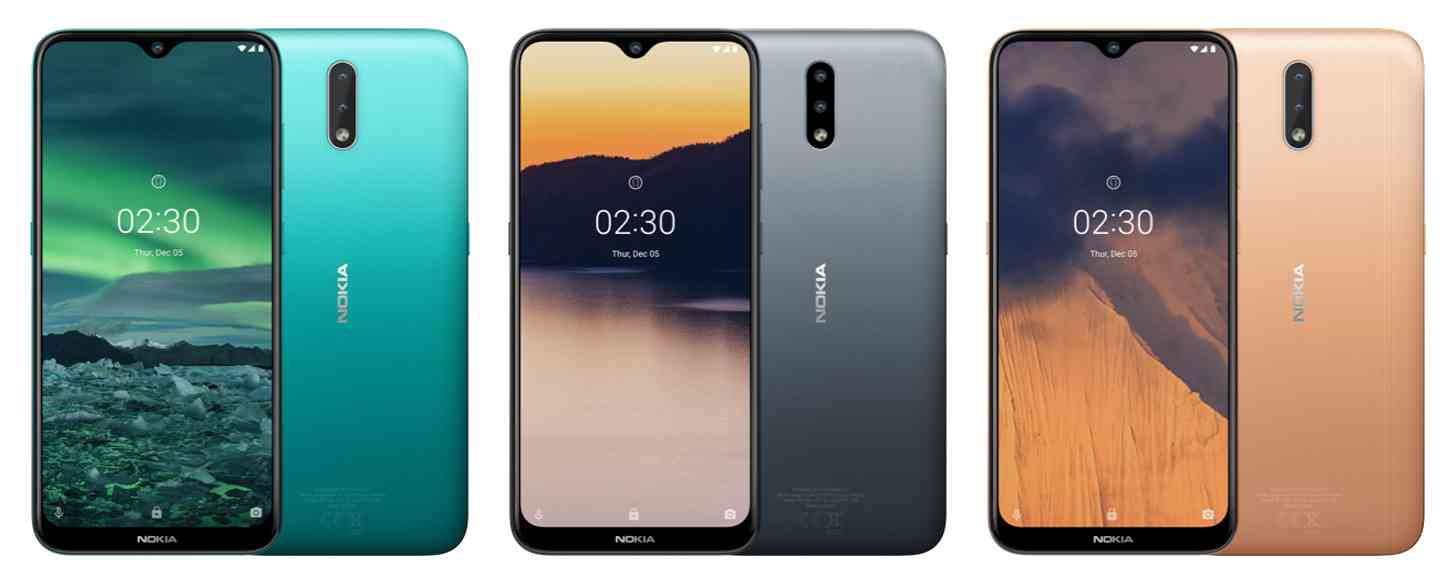 Nokia 2.3 colors