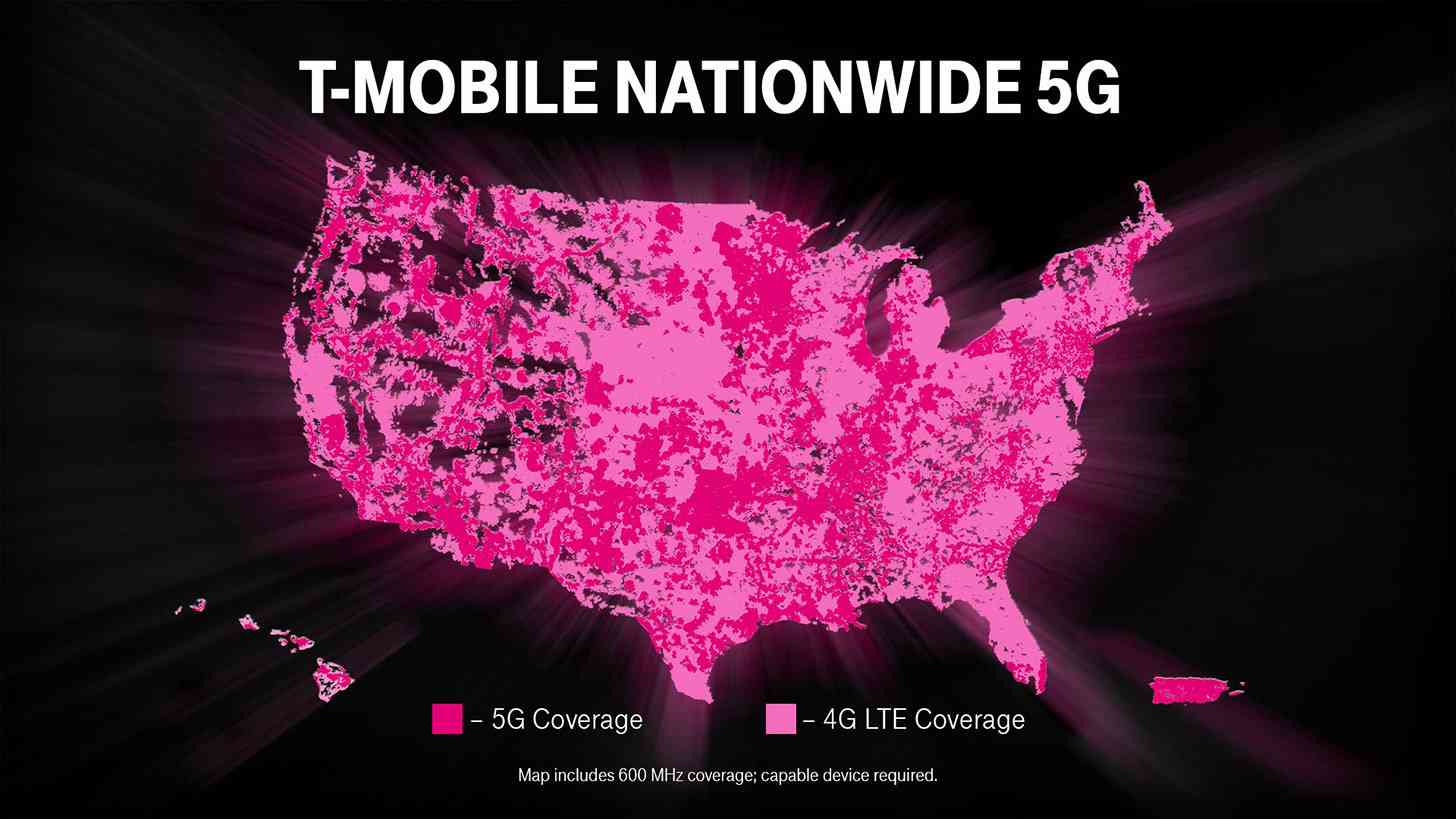 T-Mobile 5G nationwide map