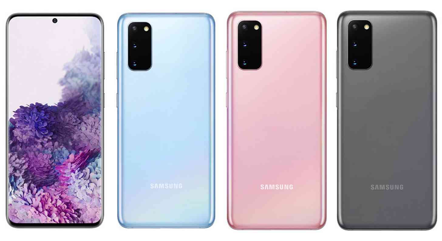 Galaxy S20 colors leak