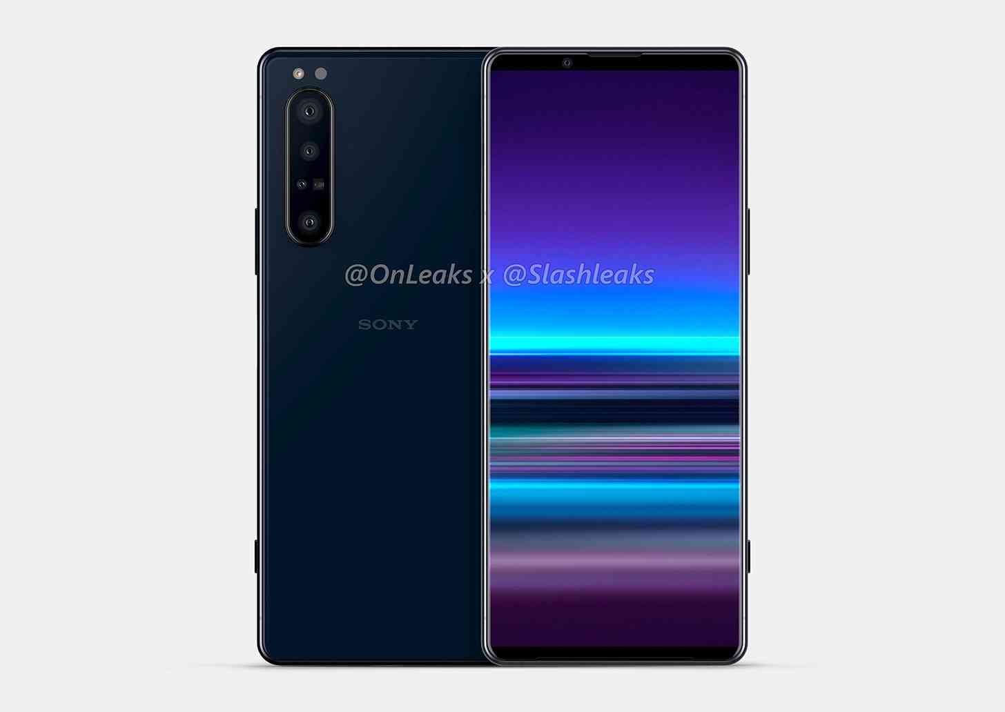 Xperia 5 Plus renders front