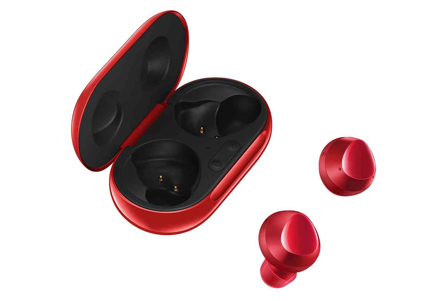 Galaxy Buds+ red open case