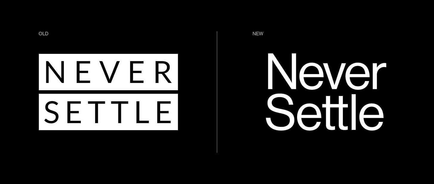 OnePlus Never Settle new logo
