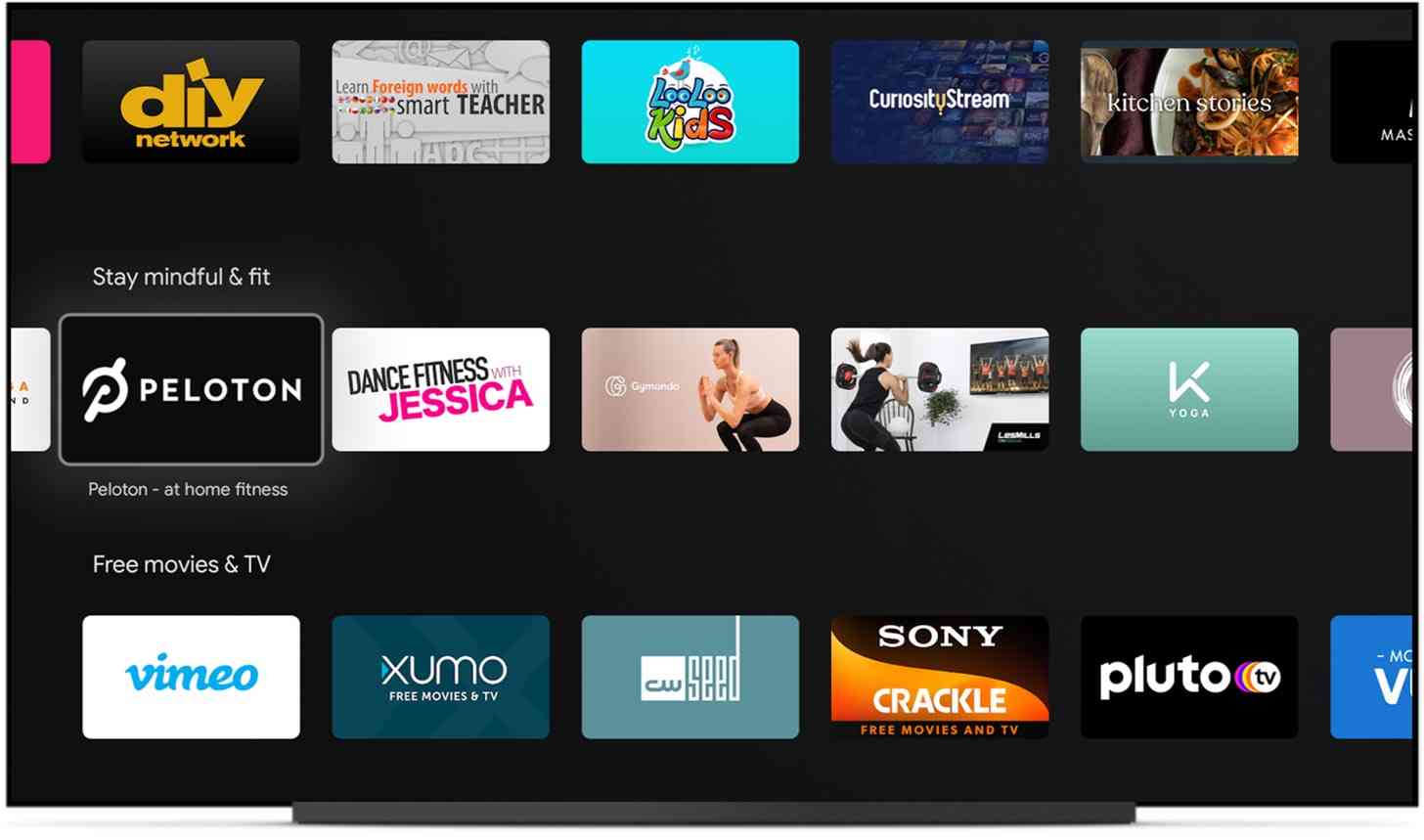 Android TV fitness apps