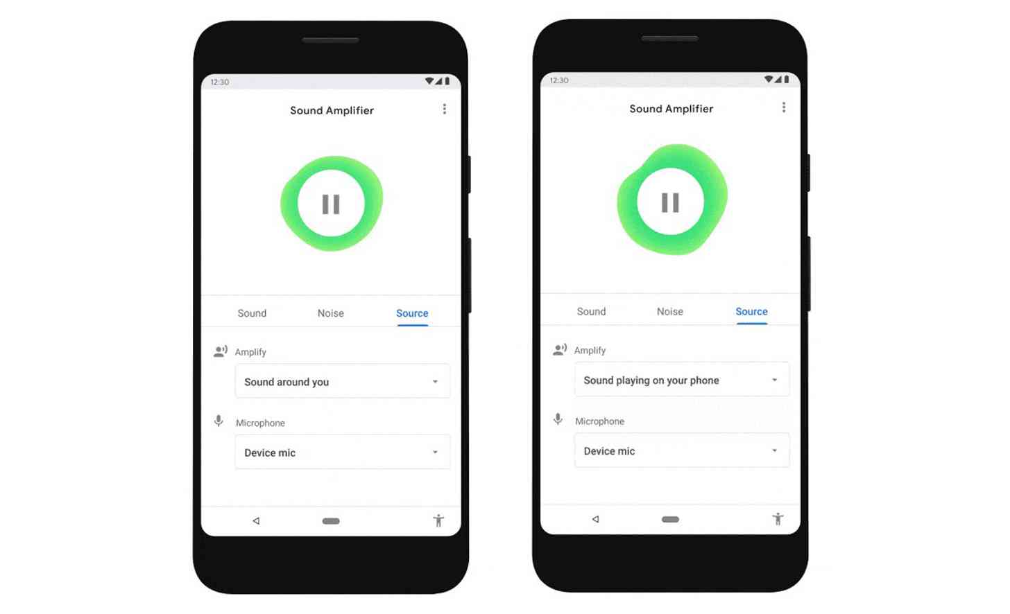 Sound Amplifier Android app
