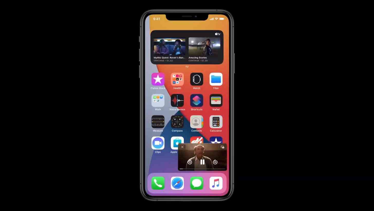 iOS 14 picture in picture