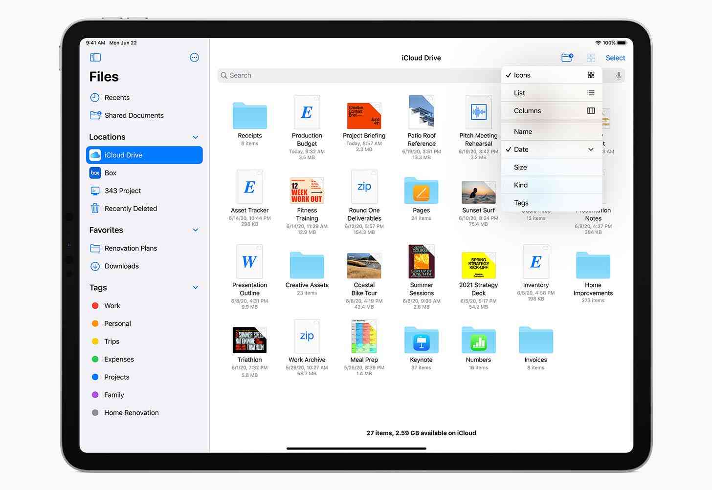 iPadOS 14 redesigned sidebars, toolbars