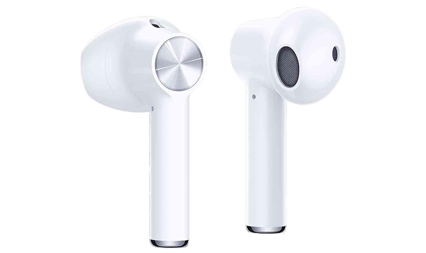 OnePluds Buds white earbuds