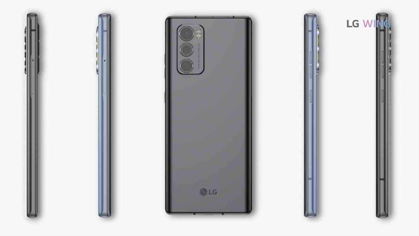 LG Wing side view