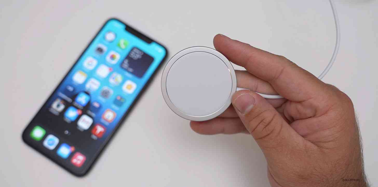 Apple MagSafe wireless charger video