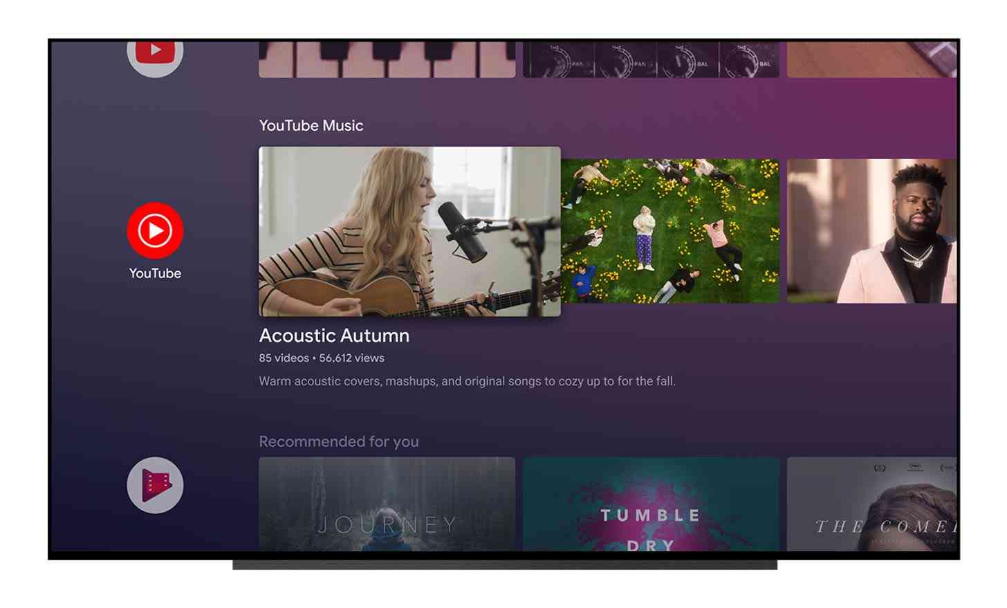 YouTube Music Android TV