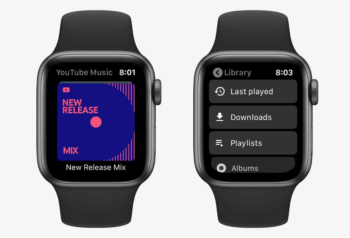 YouTube Music Apple Watch features