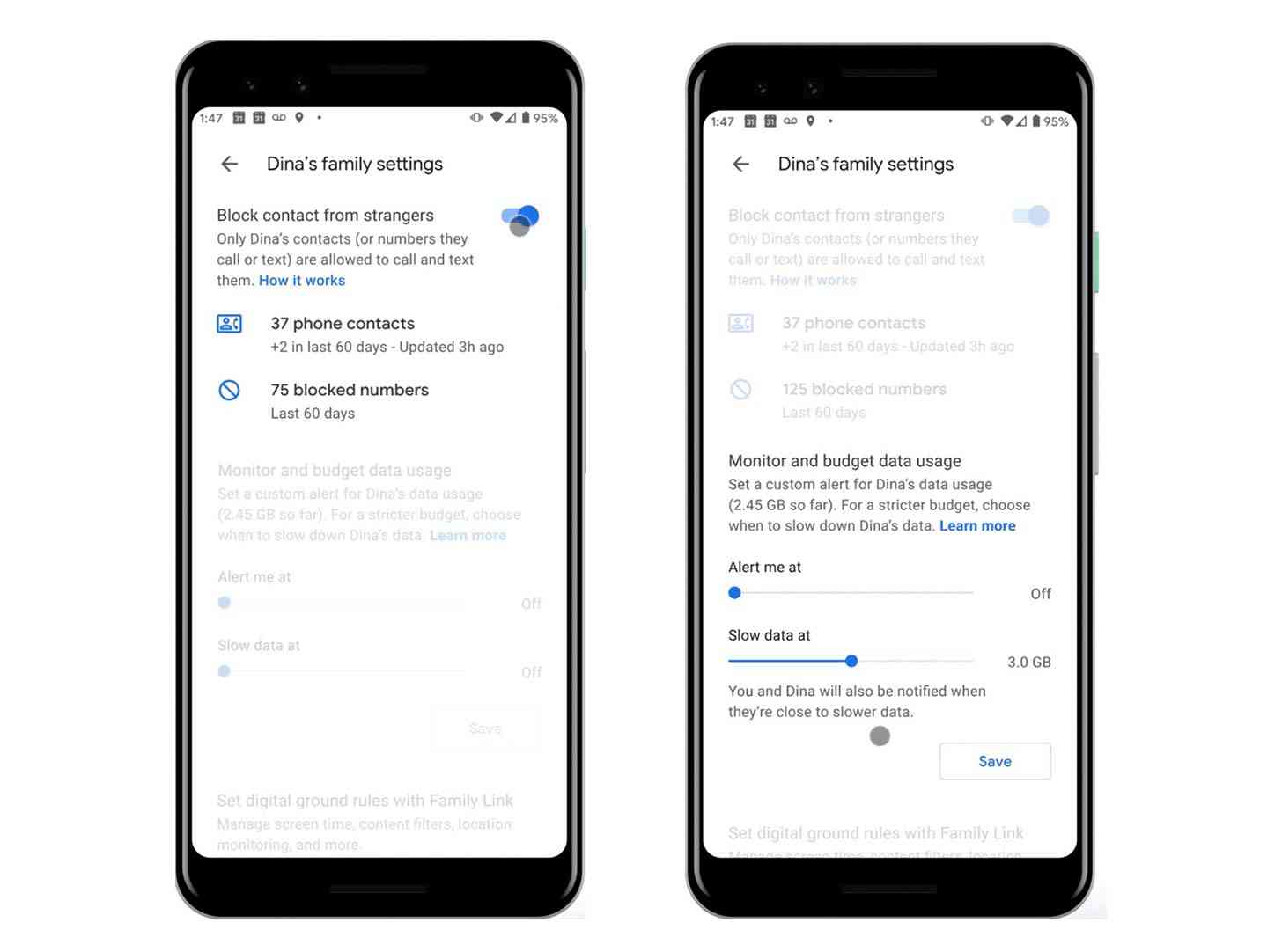 Google Fi new family features