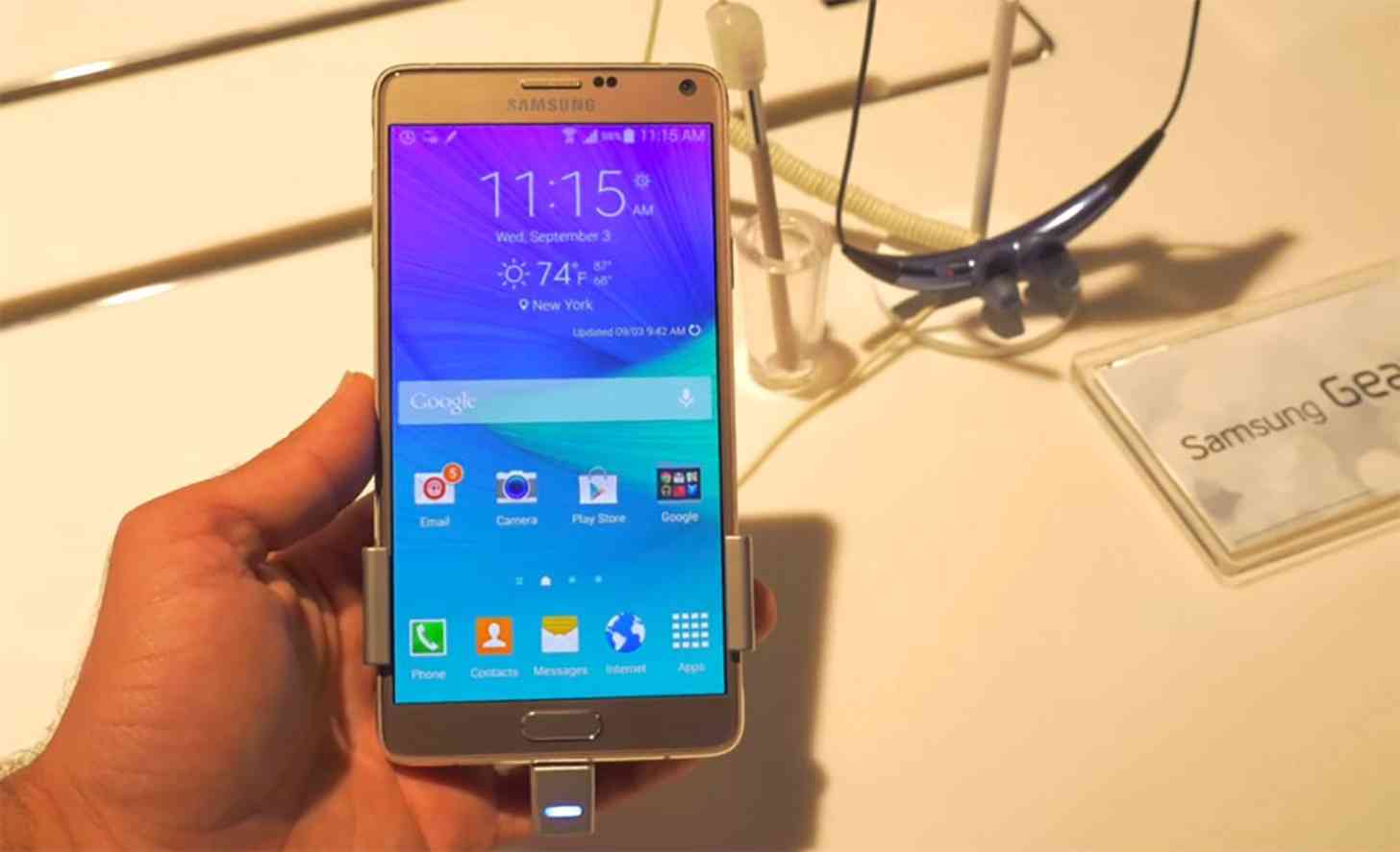 Samsung Galaxy Note 4 hands on